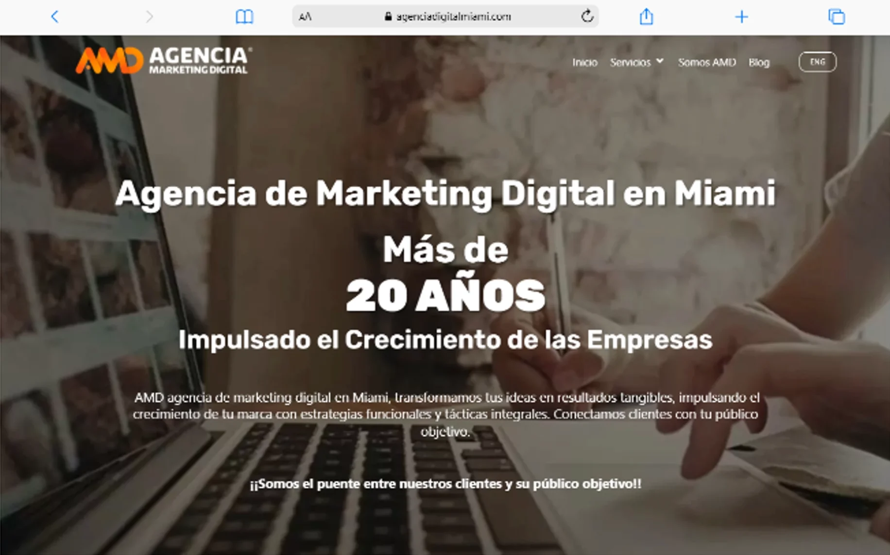 Las mejores agencias de marketing digital en Miami 1 Macbook Air agenciadigitalmiami.com agencia