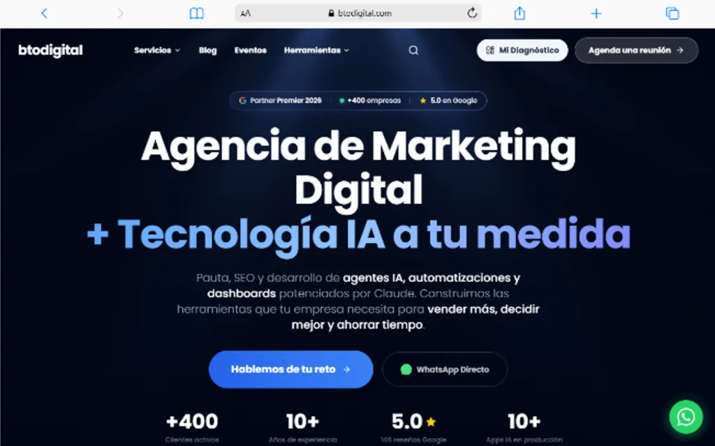 Las 7 mejores agencias de marketing digital en Bogotá 4 BTO agencia de marketing figital