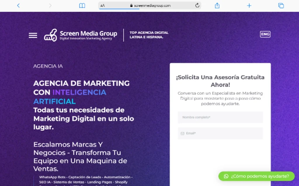 Las mejores agencias de marketing digital en Miami 2 Screen Media Group