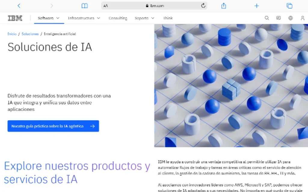 Las 8 Mejores Empresas de Inteligencia Artificial 5 IBM