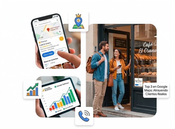 Agencia de SEO Local 8 ads en google maps agencia