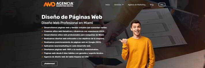 empresas de diseño de paginas web en miami